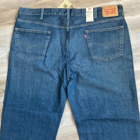 Levi’s 550 relaxed jean loose through thigh tapered leg cotton 46 X 32 - Picture 8 of 17
